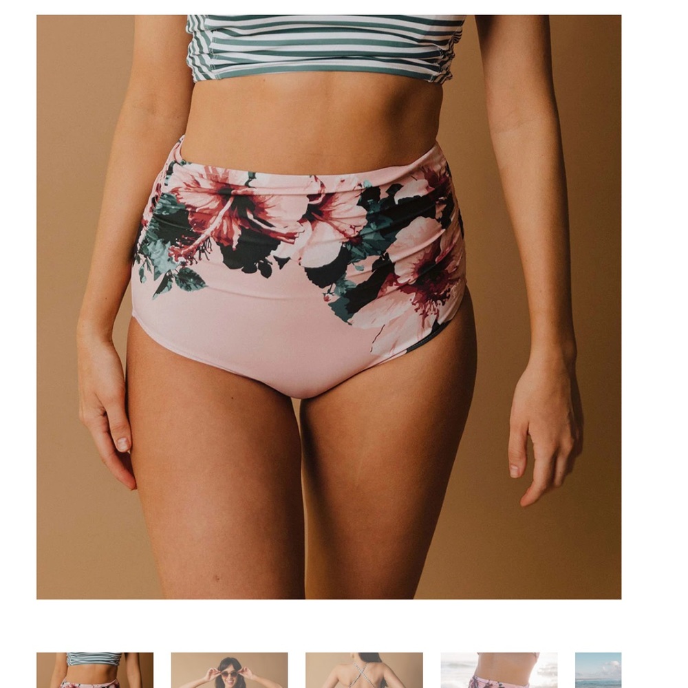 Albion BRONTE RUCHED HIGH-WAISTED BOTTOMS